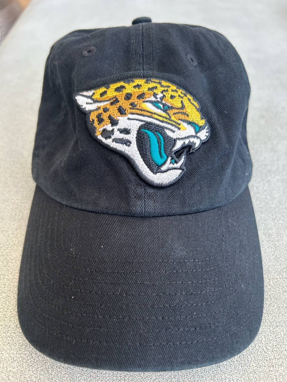 Jacksonville Jaguars ’47 Brand Black NFL Logo Hat Cap OSFA